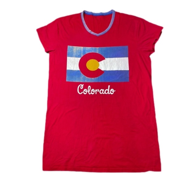 Other - Vintage Colorado V Neck Night Shirt size Large